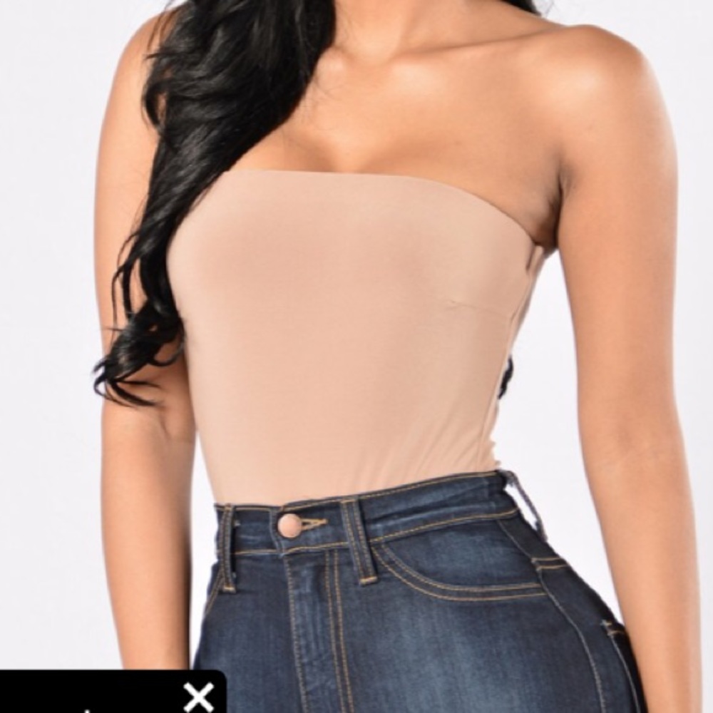 Tube top bodysuit